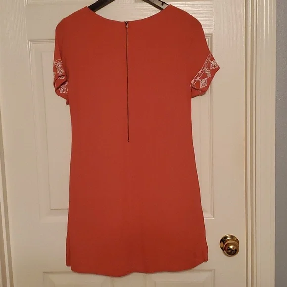 Lulus orange and white dress - Picture 5 of 5